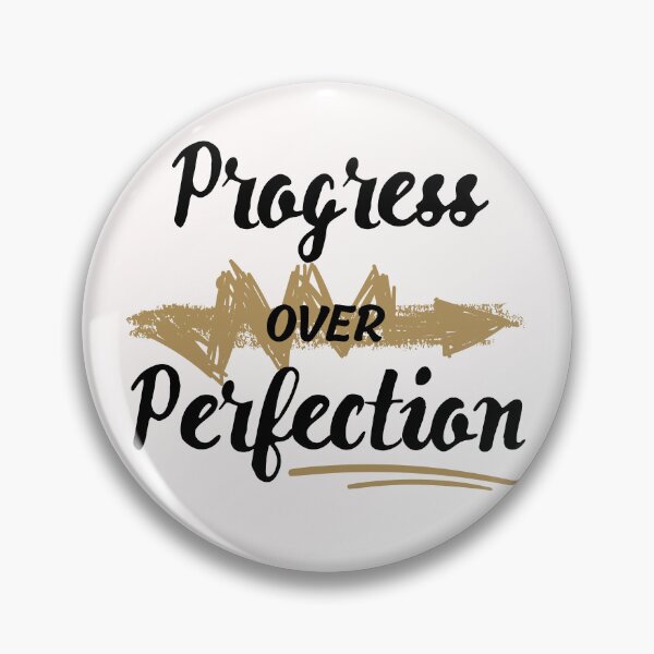 Item preview, Progress Over Perfection – Straight Path Strikethrough Design designed and sold by beeprintbychloe.