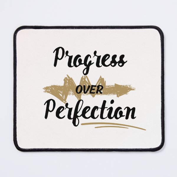 Item preview, Progress Over Perfection – Straight Path Strikethrough Design designed and sold by beeprintbychloe.