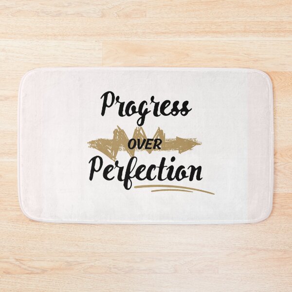 Item preview, Progress Over Perfection – Straight Path Strikethrough Design designed and sold by beeprintbychloe.