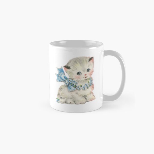 Item preview, Vintage Cat with bow  designed and sold by Pixiedrop.