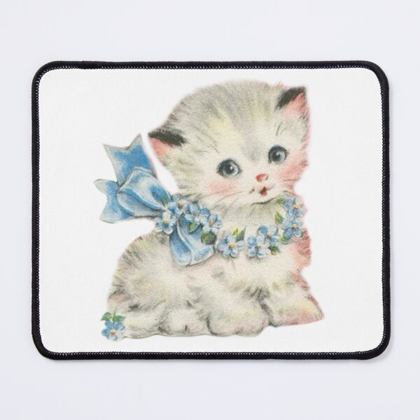 Item preview, Vintage Cat with bow  designed and sold by Pixiedrop.