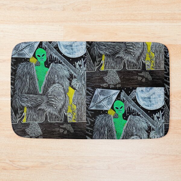 Item preview, The Night They Converged Sasquatch Alien Bigfoot designed and sold by SasquatchShop.