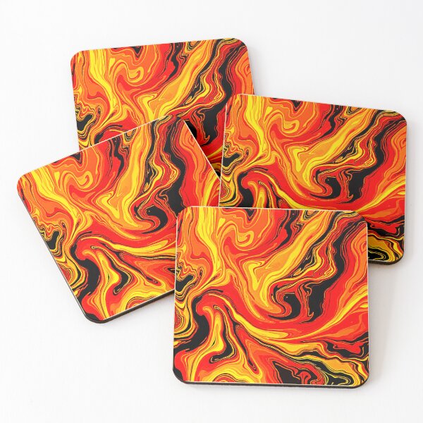 Item preview, Fiery Abstract Swirls of Emotion designed and sold by Health And Fitness Posts e-Store.
