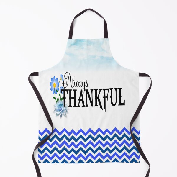 Item preview, Bluer than Blue Collection - Blue Chevron, Always THANKFUL designed and sold by Dailywalker22.