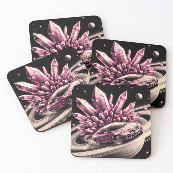 Item preview, Pink Car in Space, Ai Generated Art    designed and sold by ACC .