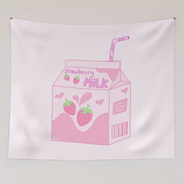 Item preview, Strawberry Milk Carton designed and sold by erxnmei.