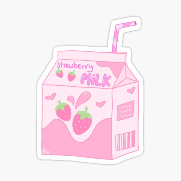 Item preview, Strawberry Milk Carton designed and sold by erxnmei.