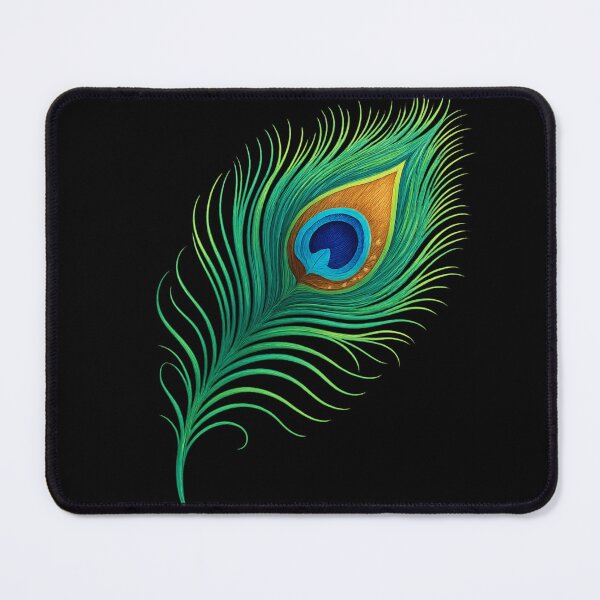 Item preview, Peacock Feather of Krishna designed and sold by Patternrealm.