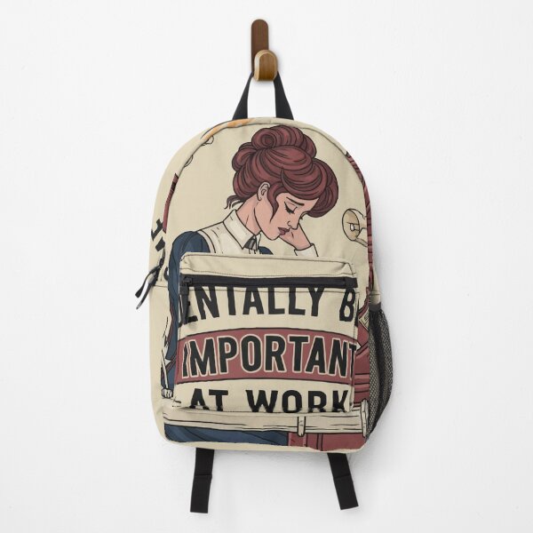 Item preview, Accidentally Became Important At Work And It’s Ruining My Life Sad T Shirt – Vintage Burnout Quote designed and sold by MAGICKEY2024.
