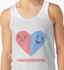 Families belong together. Stop separating families. Men's Tank Top