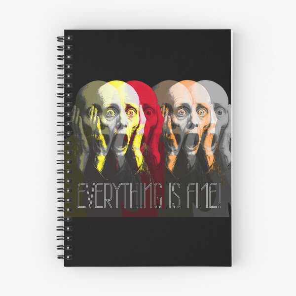 Item preview, Everything is Fine!! Scream Face designed and sold by FuntasticMatt.