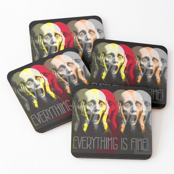 Item preview, Everything is Fine!! Scream Face designed and sold by FuntasticMatt.