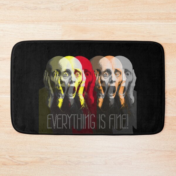 Item preview, Everything is Fine!! Scream Face designed and sold by FuntasticMatt.
