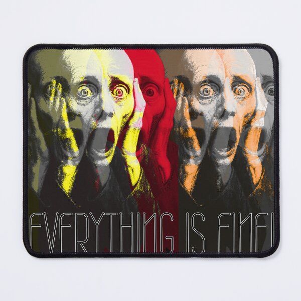 Item preview, Everything is Fine!! Scream Face designed and sold by FuntasticMatt.
