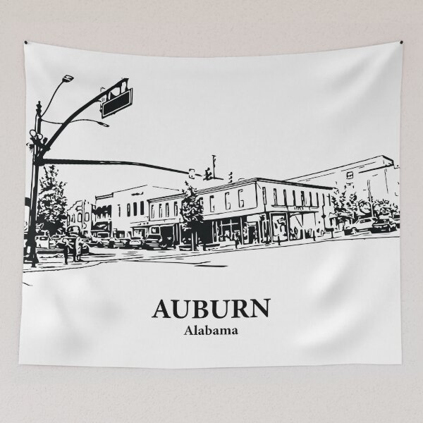Item preview, Auburn - Alabama designed and sold by Lakeric Cityscapes.