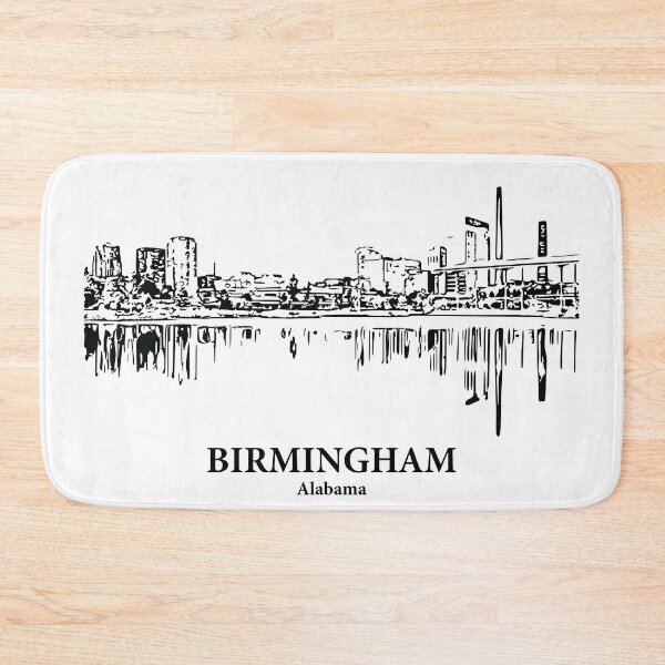 Artikelvorschau, Birmingham - Alabama entworfen und verkauft von Lakeric Cityscapes.