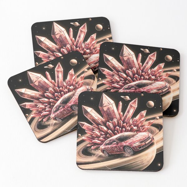 Item preview, Pink Car in Space, Ai Generated Art    designed and sold by ACC .