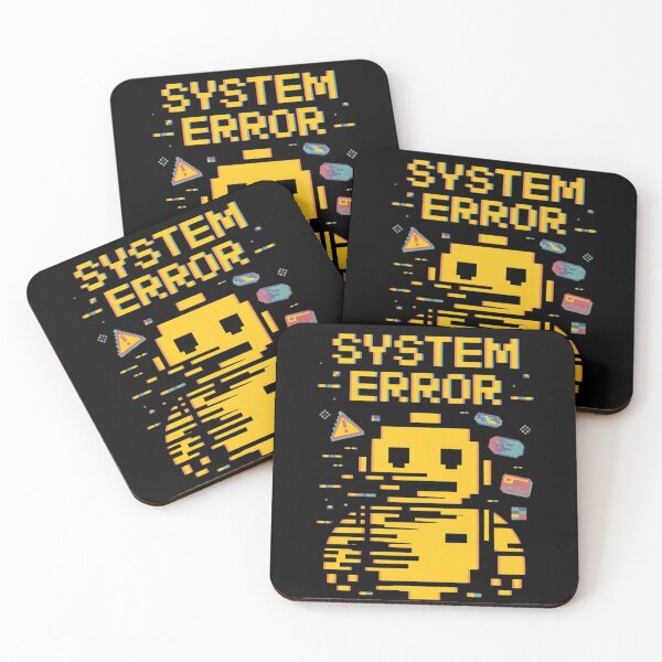 Item preview, 8-Bit Robot with System Error Glitch Style designed and sold by BestDetailer.