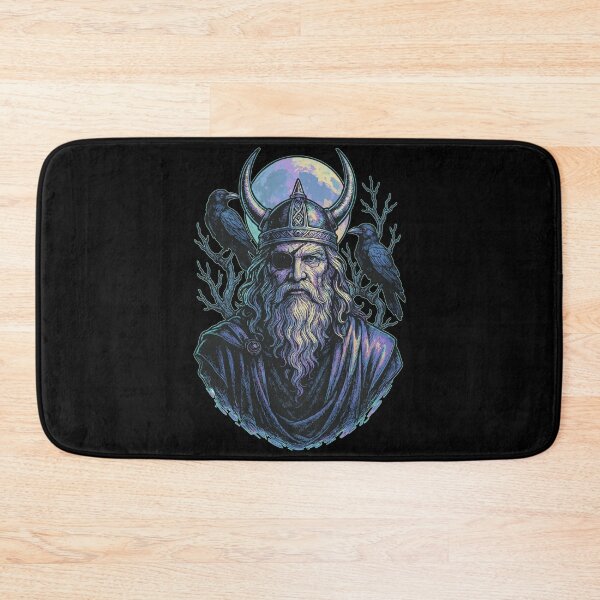 Item preview, Odin Hugin y Munin Valhalla nórdico gótico designed and sold by TomFrontierArt.