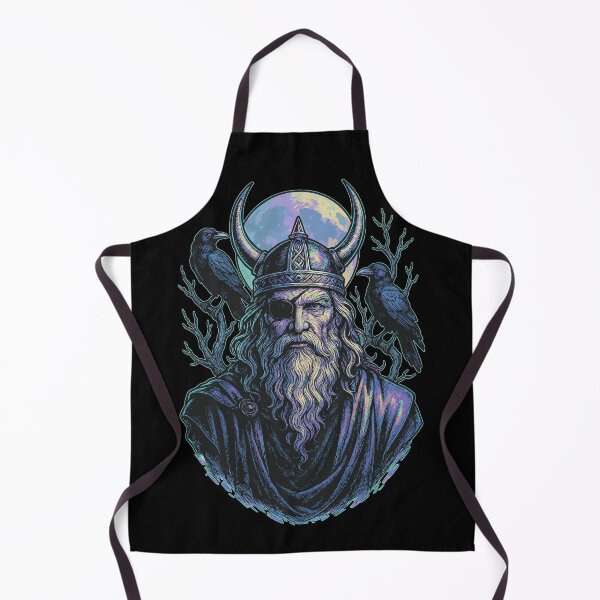 Item preview, Odin Hugin y Munin Valhalla nórdico gótico designed and sold by TomFrontierArt.