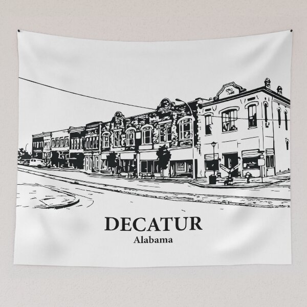 Item preview, Decatur - Alabama designed and sold by Lakeric Cityscapes.