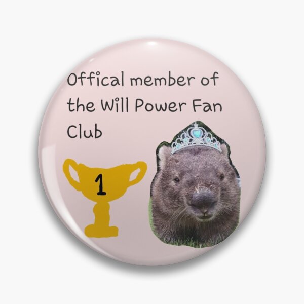 Item preview, official member of the Will Power fan club  designed and sold by blondeidiot1284.