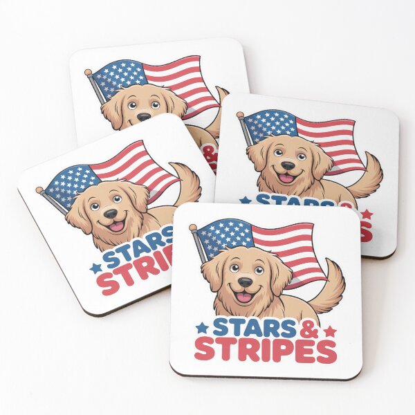 Item preview, USA Golden Retriever | T-Shirt designed and sold by NicolasGlowArt.