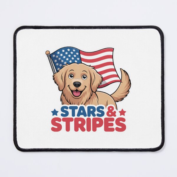 Item preview, USA Golden Retriever | T-Shirt designed and sold by NicolasGlowArt.
