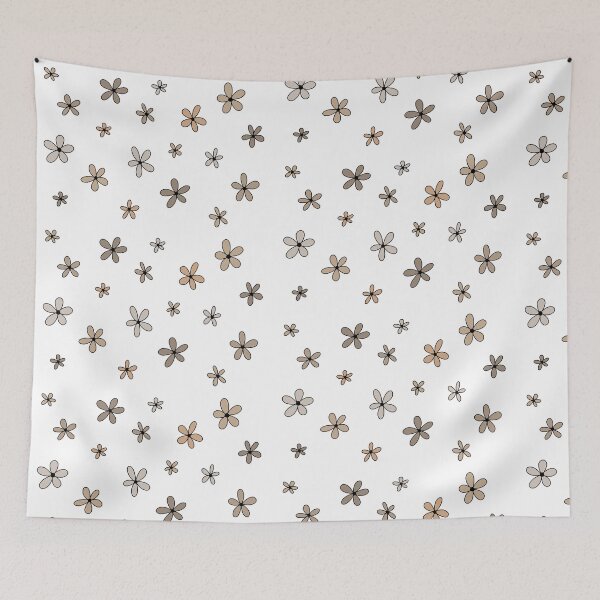 Item preview, Beige Flowers Sticker Pack designed and sold by WillowTreeArt.