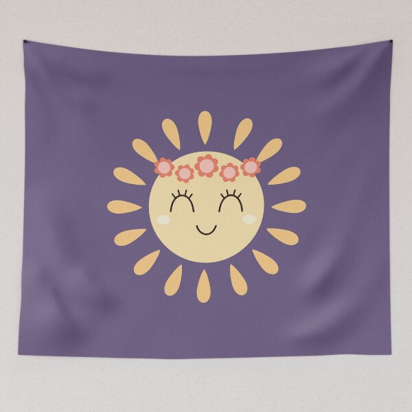 Item preview, Sun Emoji – Groovy Aesthetic designed and sold by Julza Art.