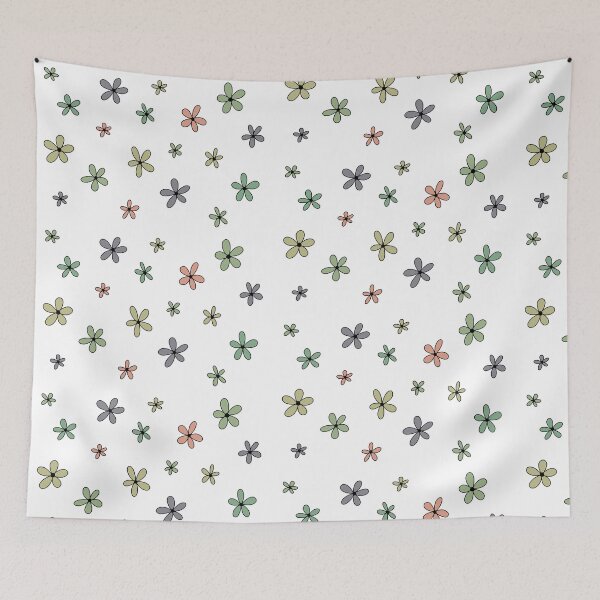 Item preview, Green Flowers Sticker Pack designed and sold by WillowTreeArt.