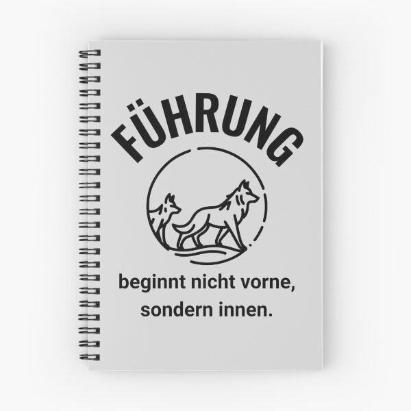 Item preview, Leadership begins within – minimalist wolf shirt for leaders designed and sold by rolfzogg.