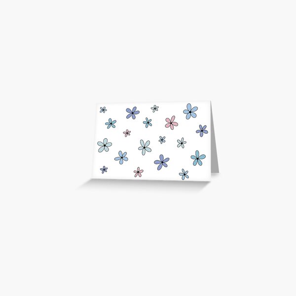 Item preview, Blue Flowers Sticker Pack designed and sold by WillowTreeArt.