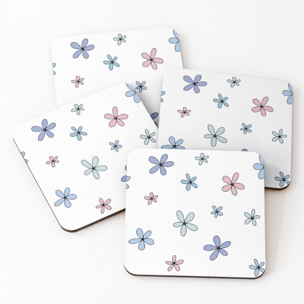 Item preview, Blue Flowers Sticker Pack designed and sold by WillowTreeArt.