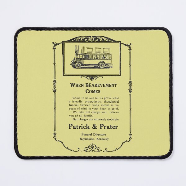 Item preview, Patrick & Prater Funeral Directors 1930  designed and sold by JoezPlace.