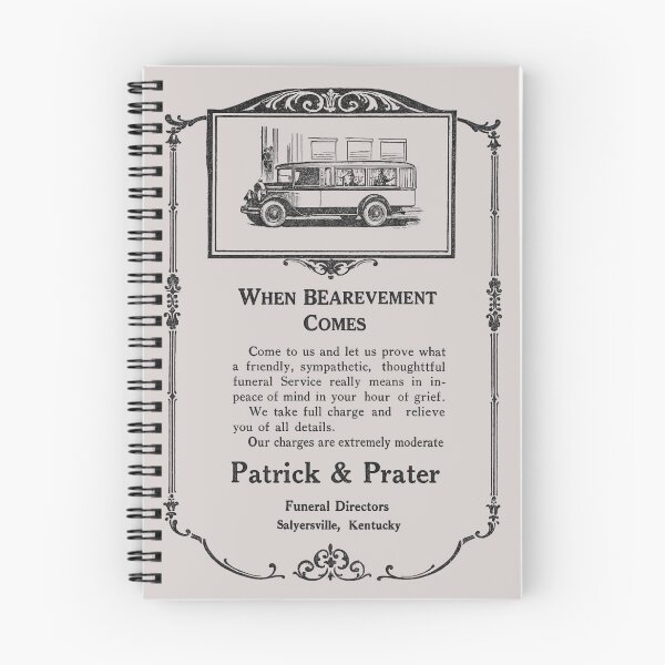 Item preview, Patrick & Prater Funeral Directors 1930  designed and sold by JoezPlace.