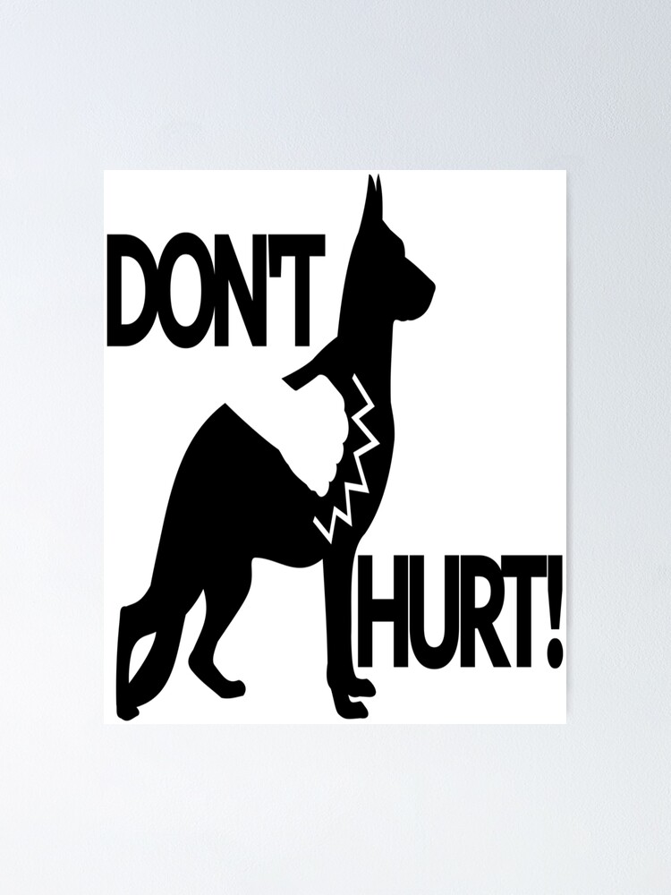 "Don't Hurt Animals" Poster by EpicBeast Redbubble