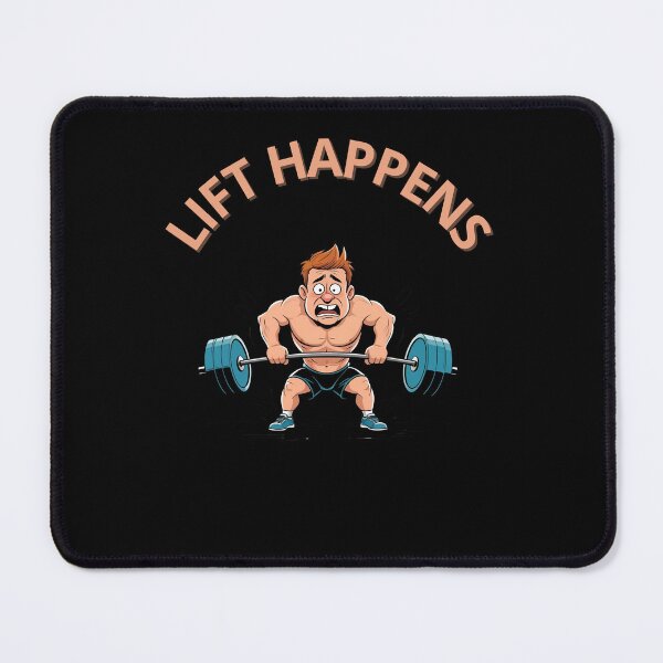 Item preview, Lift Happens Funny Gift for Gym Lovers designed and sold by Just1MoreRep.