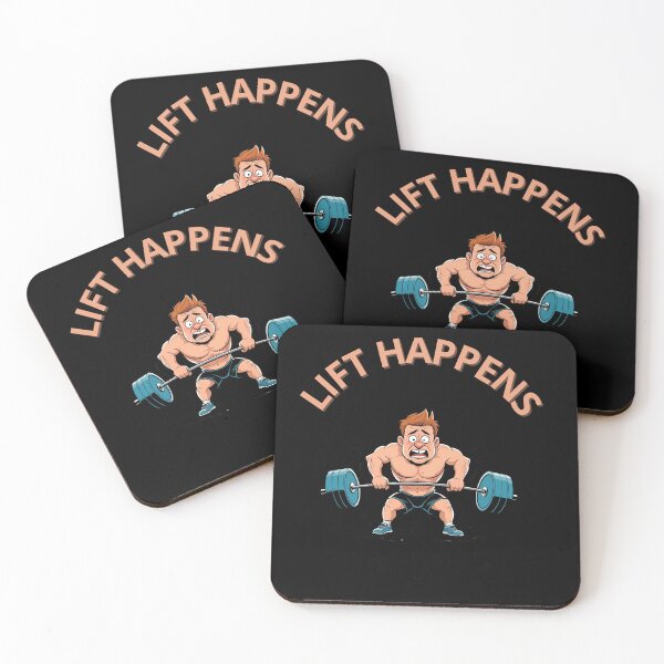 Item preview, Lift Happens Funny Gift for Gym Lovers designed and sold by Just1MoreRep.