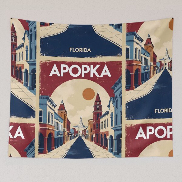 Item preview, Apopka Florida 1950s USA Vintage Travel Tourism designed and sold by TravelersGems.
