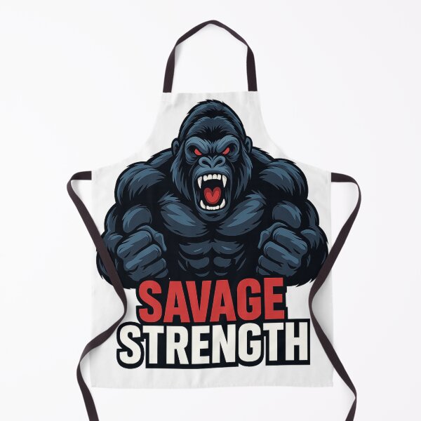 Item preview, Savage Strength Gorilla Shirt – Modern Comic Gym Motivation designed and sold by Savage Strength Co..