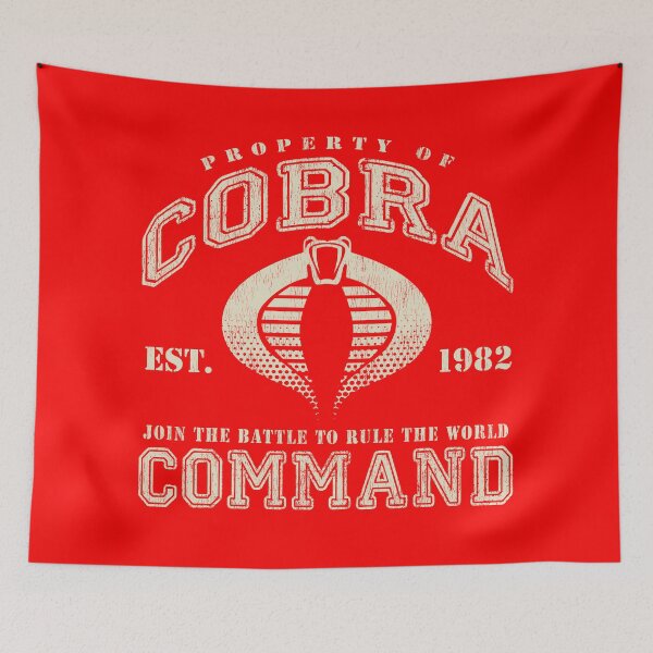Aperçu de l'œuvre Propriété de Cobra Command Dks Worn créée et vendue par Alema Art.
