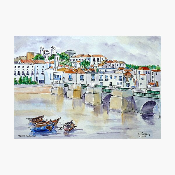 Artikel-Vorschau von Tavira-Brücke, Algarve, designt und verkauft von Woodie.