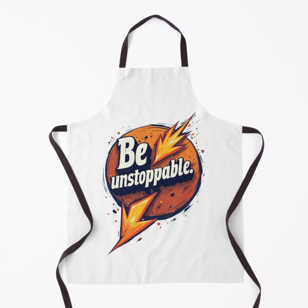 Item preview, Be Unstoppable – Bold Motivational Quote with Lightning Energy for T-Shirts, Stickers, Phone Cases & More designed and sold by TubaPrints.