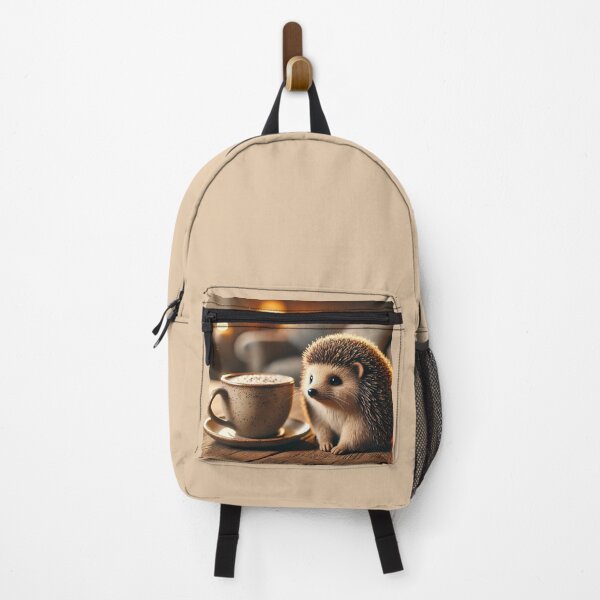 Item preview,  Cozy Hedgehog with Coffee Mug designed and sold by Simon Widhopf.