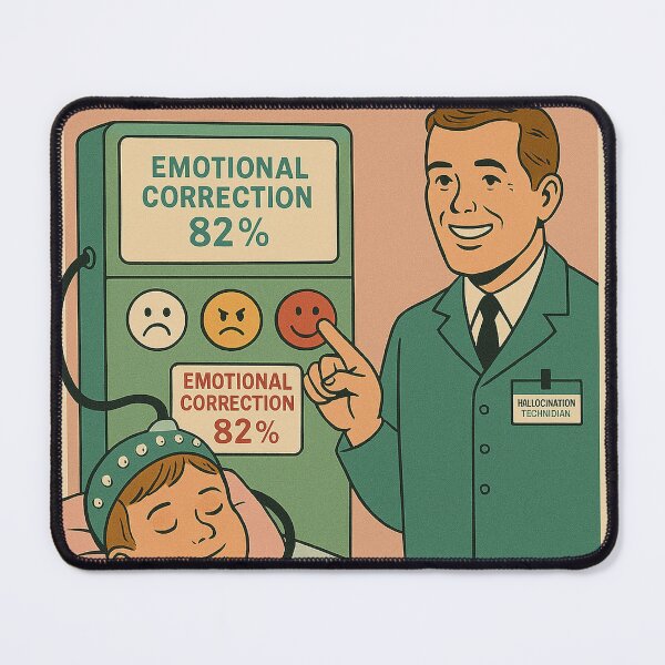 Item preview, The Thought Refinery – Retro Therapy Poster designed and sold by WeaveWhimsy.