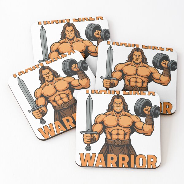 Item preview, Train Like A Warrior Shirt – Heroic Gym Motivation Fitness Design designed and sold by Savage Strength Co..