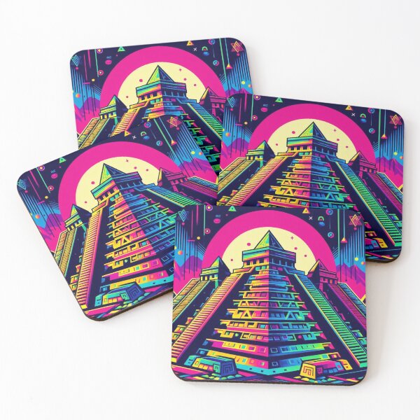 Item preview, Ancient aztek pyramids  designed and sold by Dogandesighn.