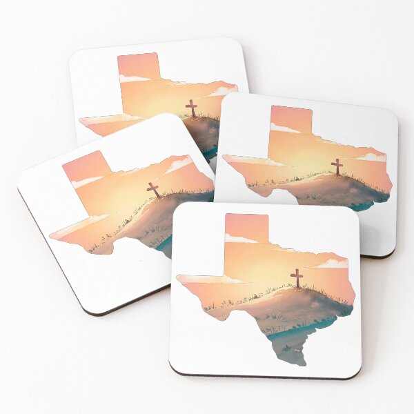 Item preview, Texas Cross with Sunrise – Bold Christian Faith Design for Believers designed and sold by CoastalEmp.