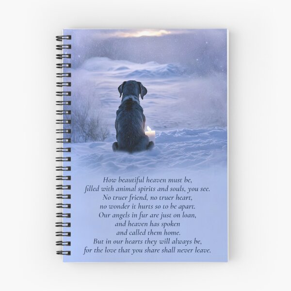 Item preview, Pet Dog Memorial Tribute with Heaven Poem Spiritual Dog Sympathy Candle designed and sold by Stephanie Laird.